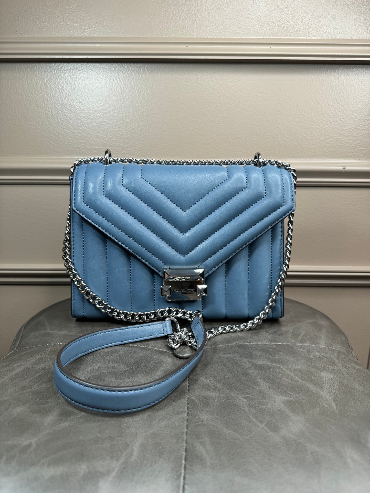 Bolsa crossbody Michael kors azul