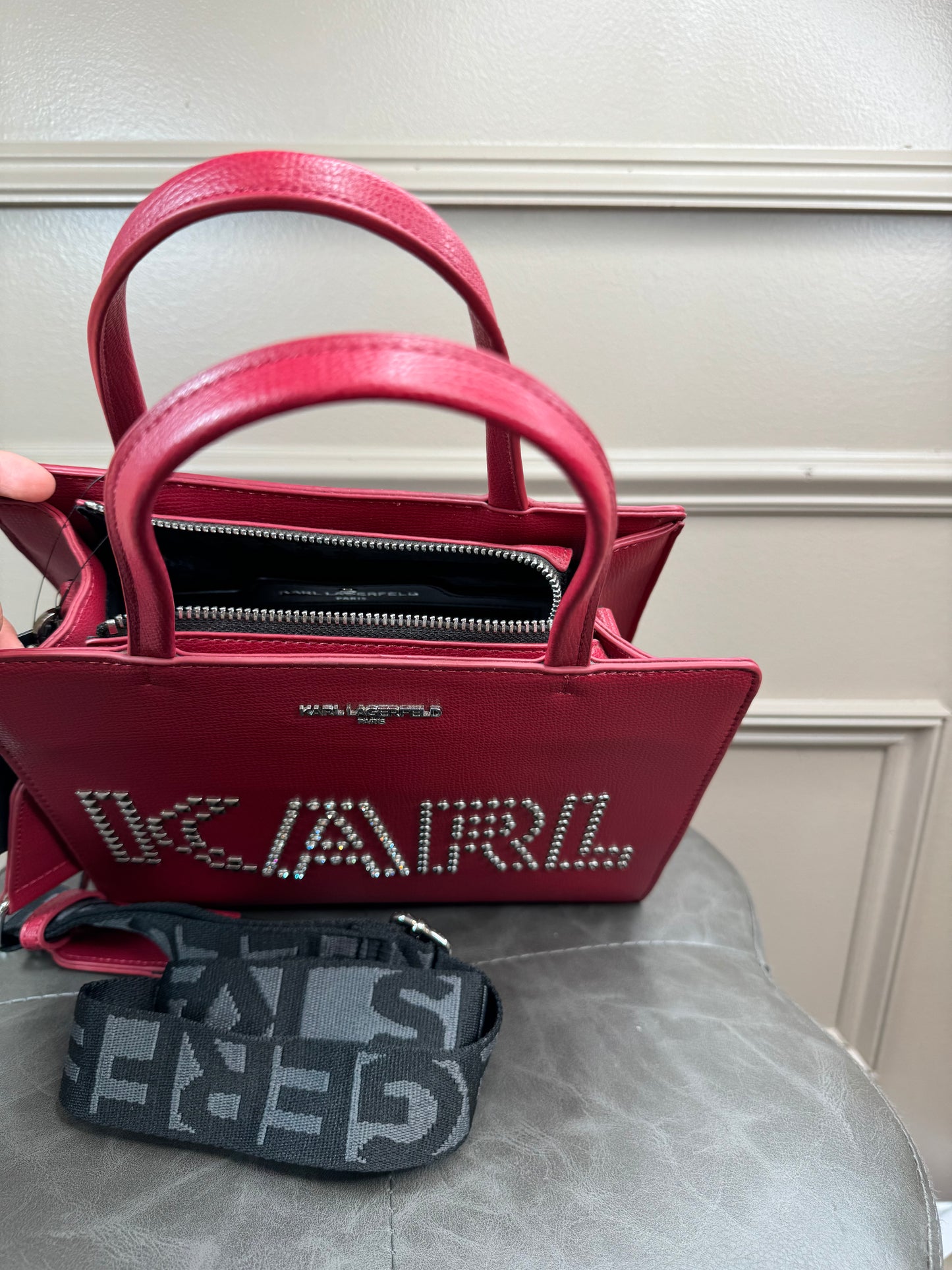 Bolsa Karl Lagerfeld roja