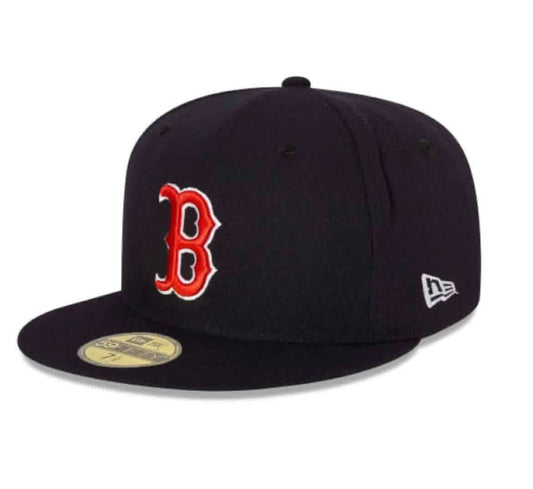 New Era Men's Boston Red Sox 59Fifty Game Navy Authentic Hat