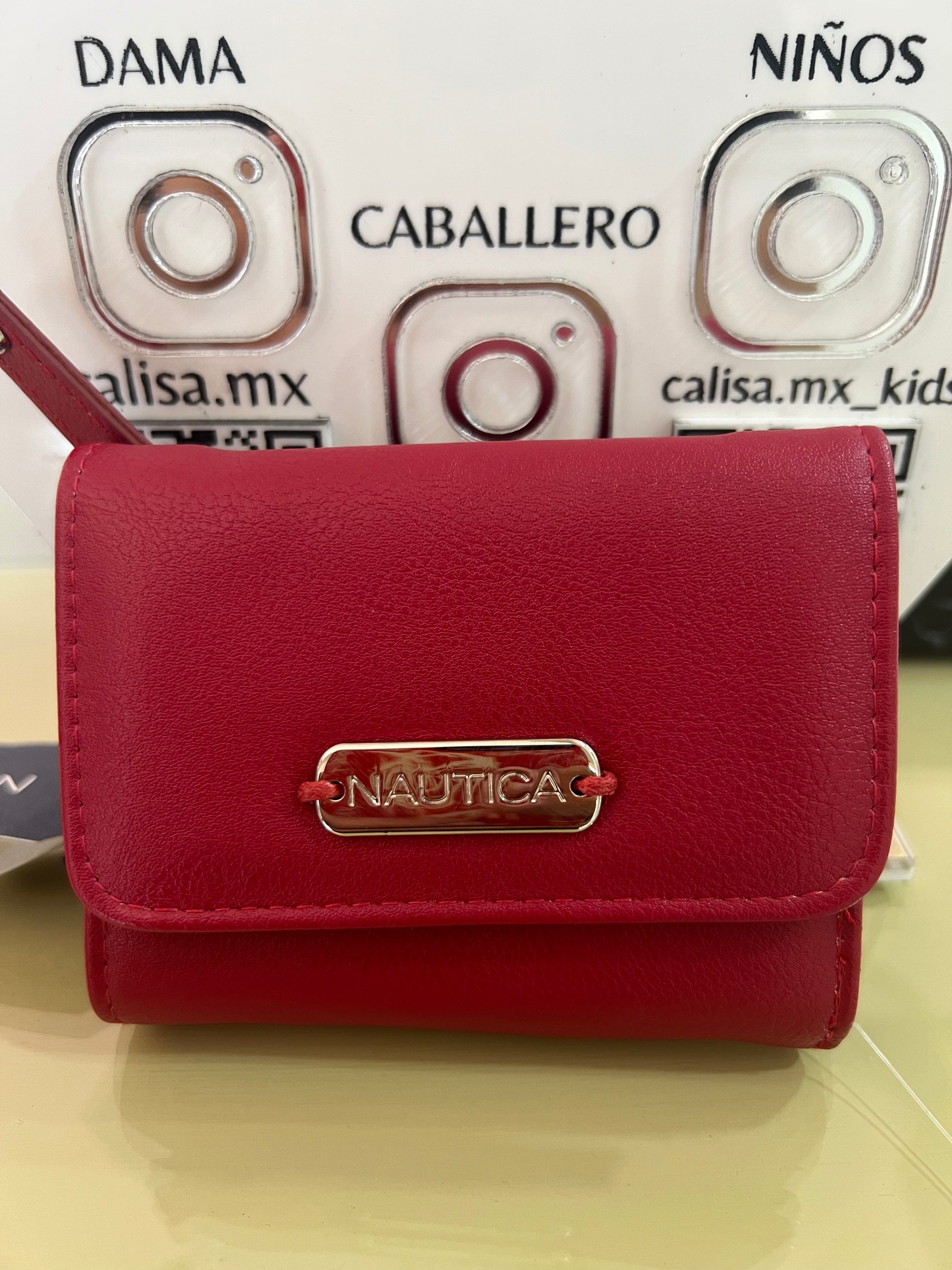Monedero Nautica rojo Calisa