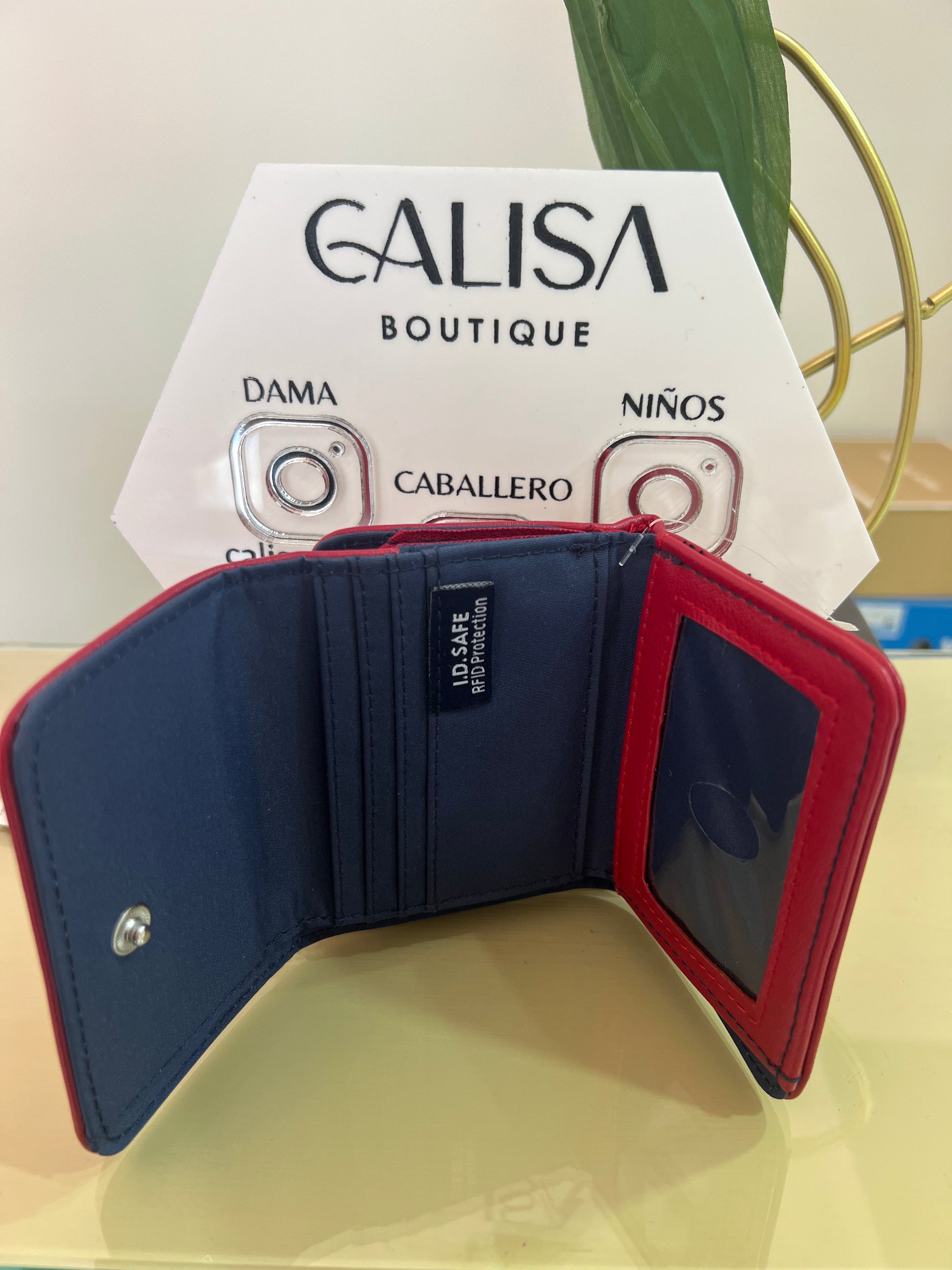 Monedero N utica rojo Calisa