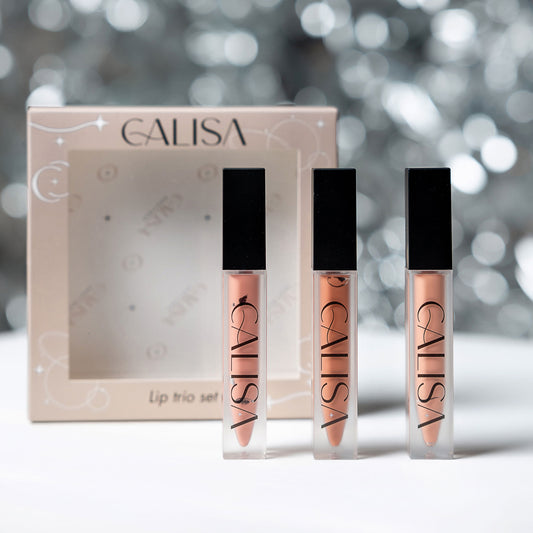 Lip trio set Calisa yearning,frisky y quiet Matte