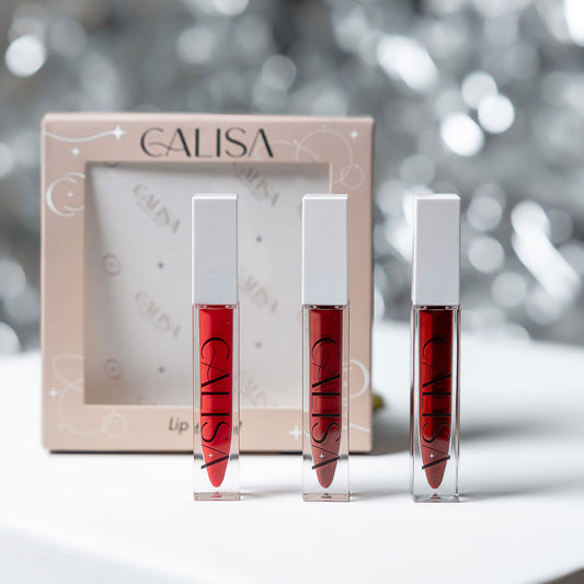 Lip trio set Calisa dark soul, Nova & luscious red gloss