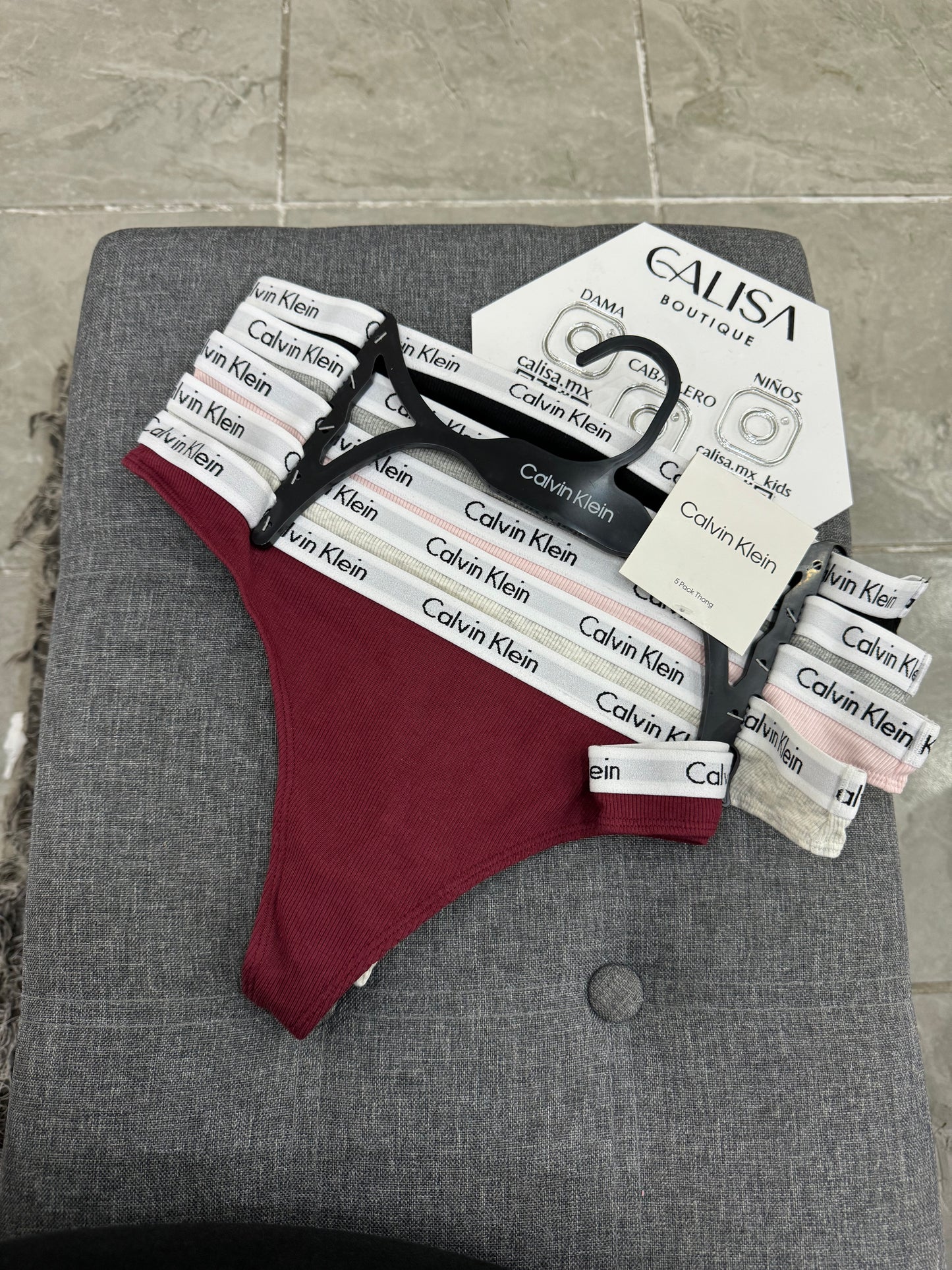 Tanga set de 5 calvin klein