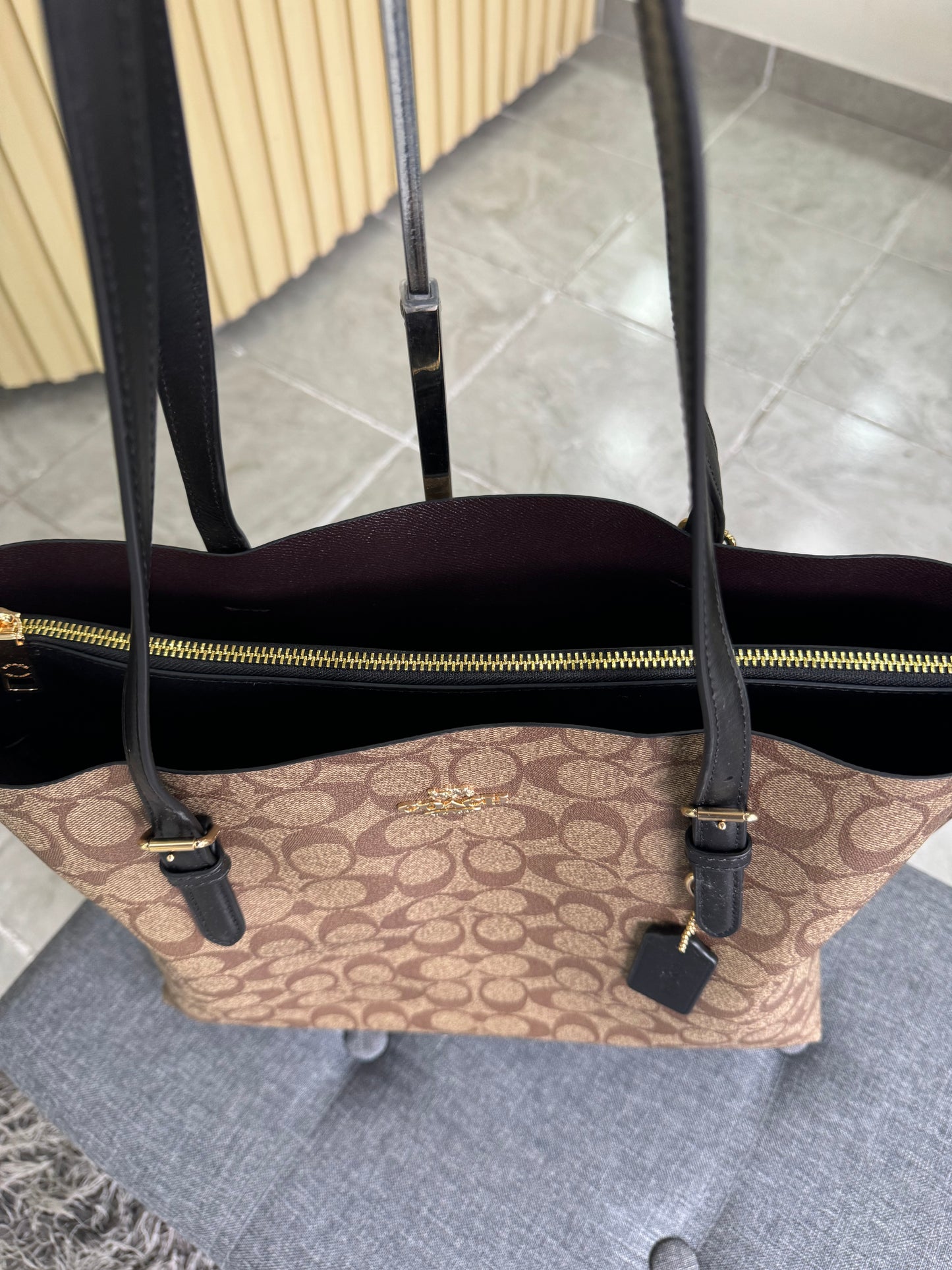 Bolsa tote Coach estampada