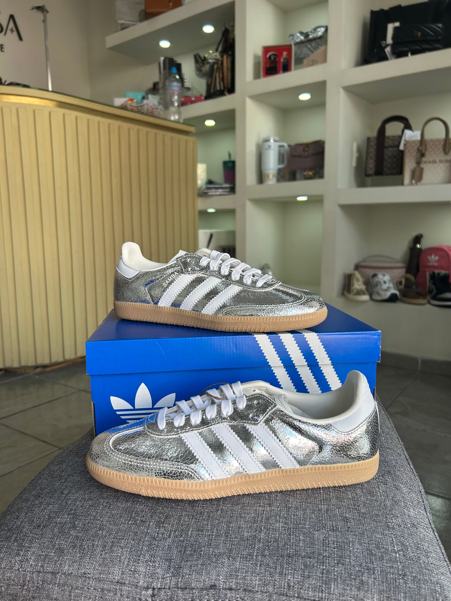 Teni ADIDAS Samba plateado