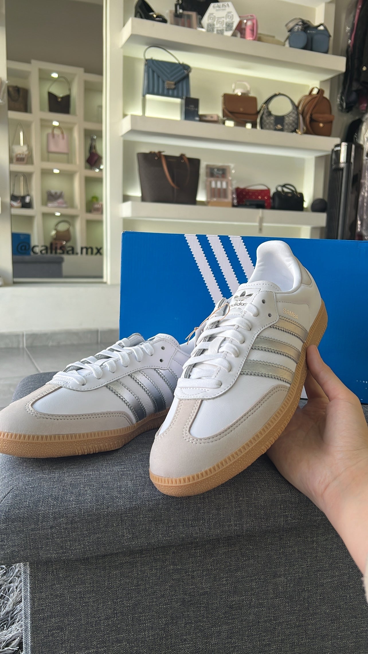 Tenis SAMBA White/Silver/Gum