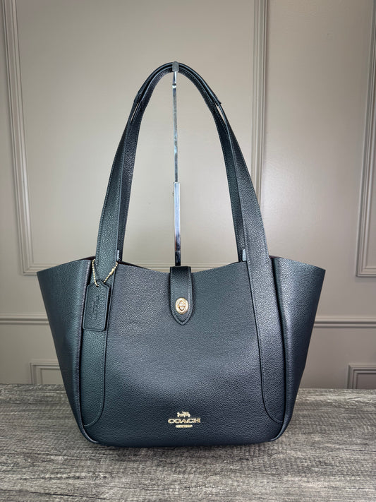 Bolsa Coach negra lisa