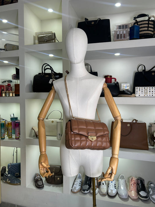 Bolsa crossbody Michael kors cafe camel