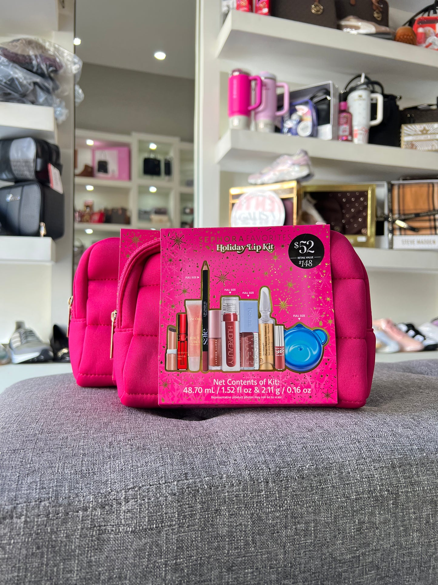 Sephora Holiday lip kit rosa