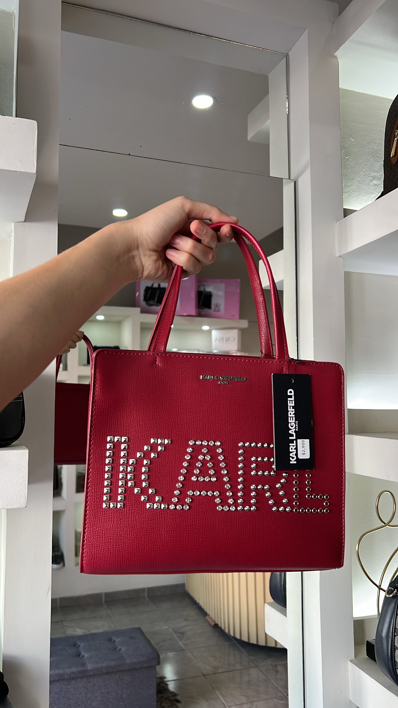 Bolsa Karl Lagerfeld roja