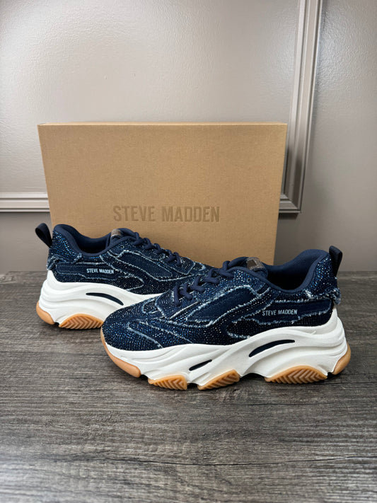 Teni Steve Madden mezclilla permit dk blue