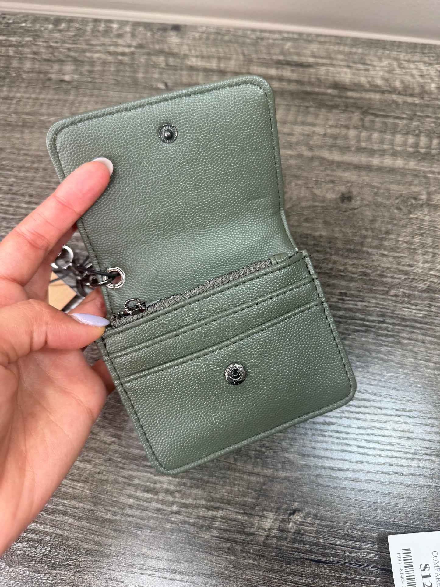 Cartera steve madden verde militar