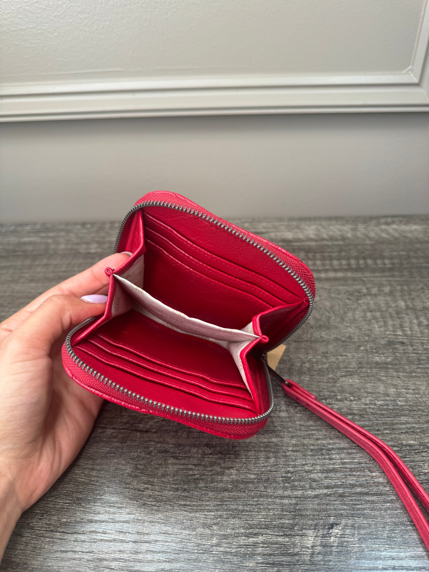 Cartera steve madden roja