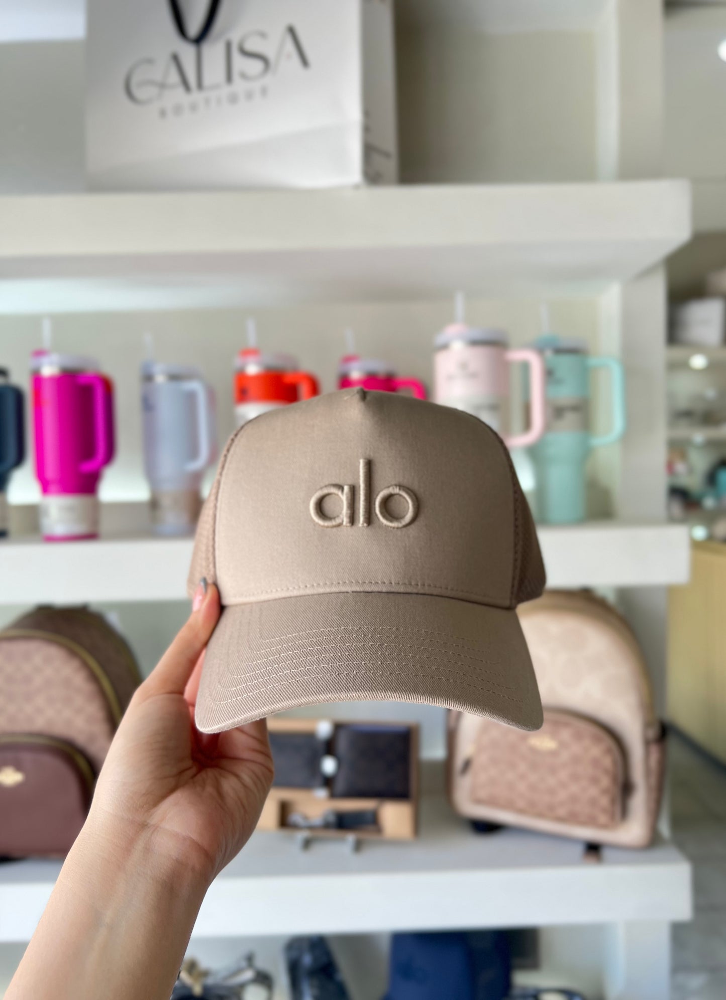 Gorra alo cafe/beige
